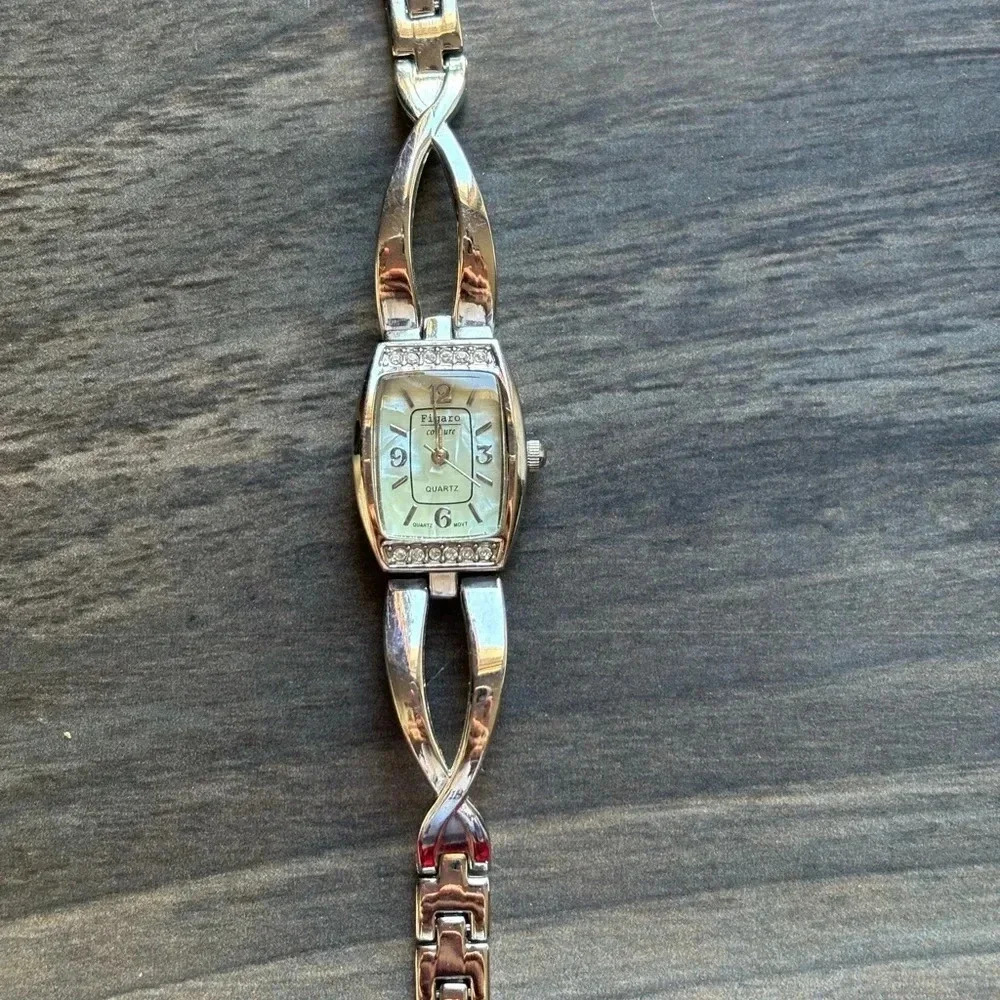 Figaro | Silver Watch | 8 inches